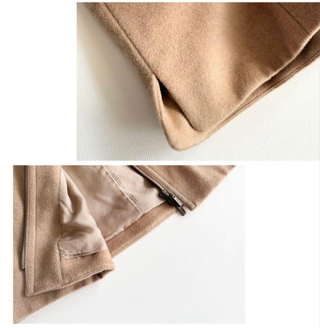 ◾️美品　フォクシー　foxy　デイジーリン　ジレ　ベスト　キャメル　ファー