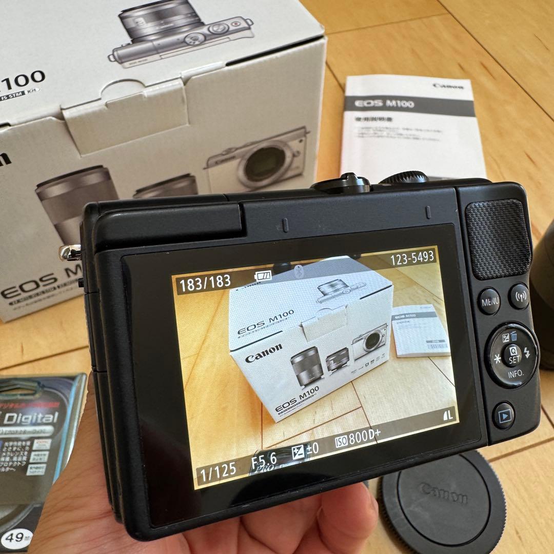 Canon EOS M100 ミラーレスカメラ セット