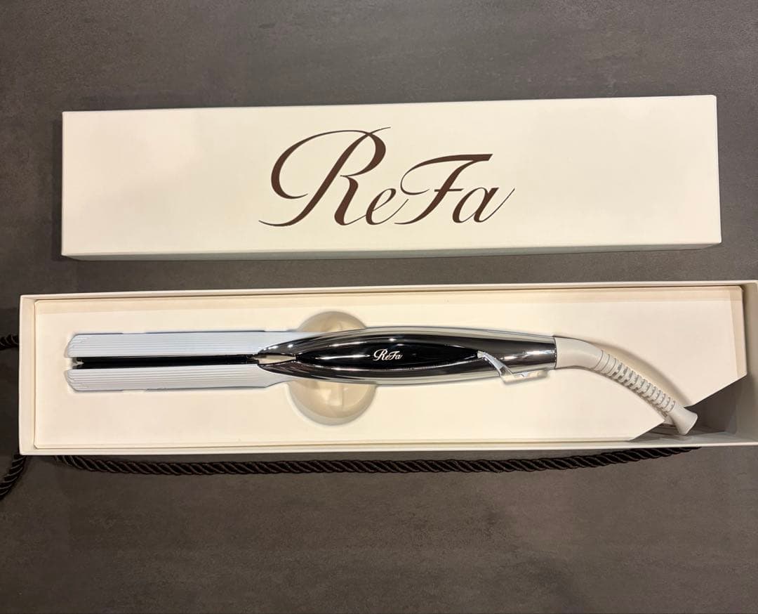 【開封中身確認のみ・未使用】ReFa リファ ストレートアイロン ホワイト
