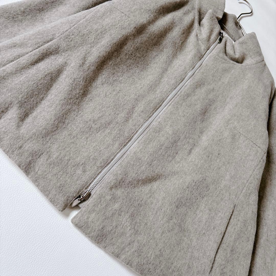 未使用級♡ブランベール 中綿ジャケット モニーレ 近年 スタンドカラー Lサイズ