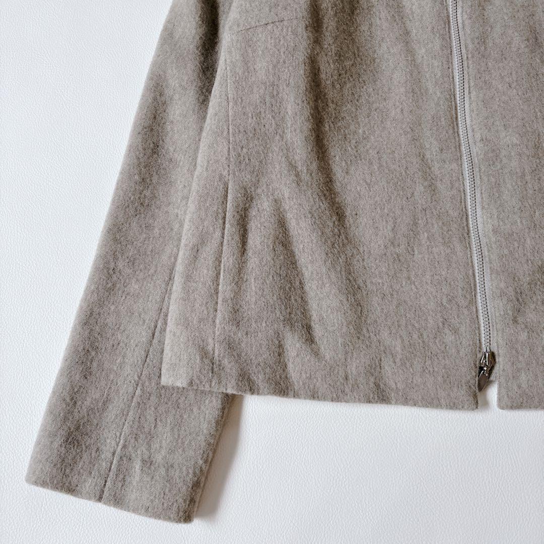 未使用級♡ブランベール 中綿ジャケット モニーレ 近年 スタンドカラー Lサイズ