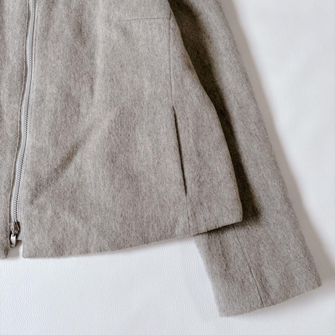 未使用級♡ブランベール 中綿ジャケット モニーレ 近年 スタンドカラー Lサイズ