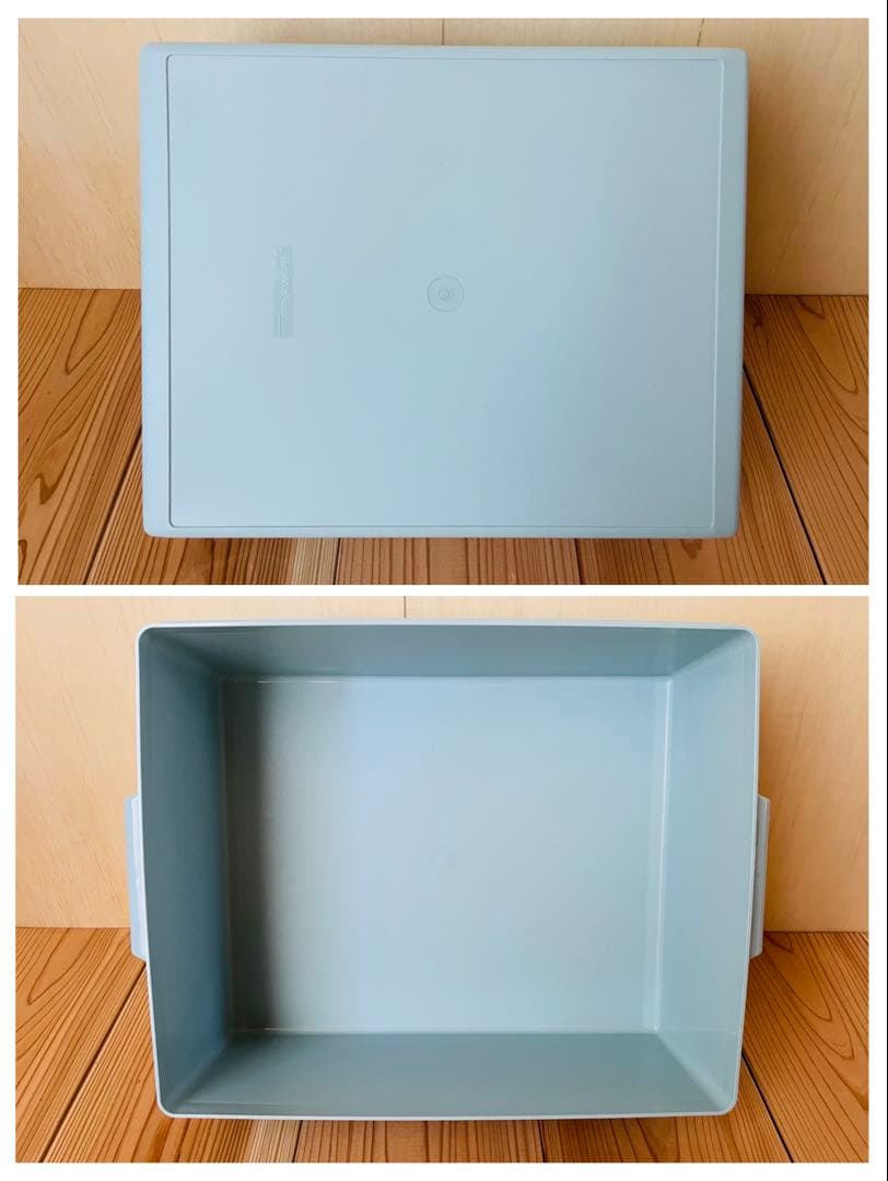 2個セット/送料込/タッパーウェア/スーパーケース/ディープスーパーケース/水色