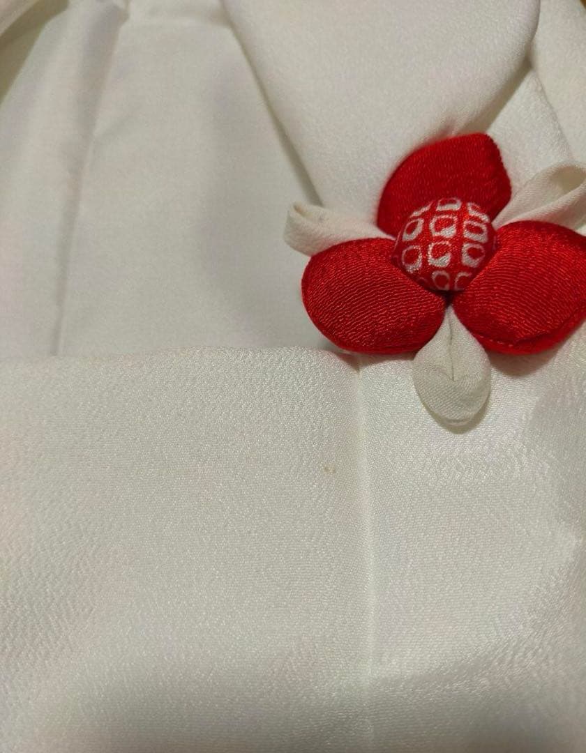 七五三　被布セット　着物　３歳　花ひめ　まり　赤