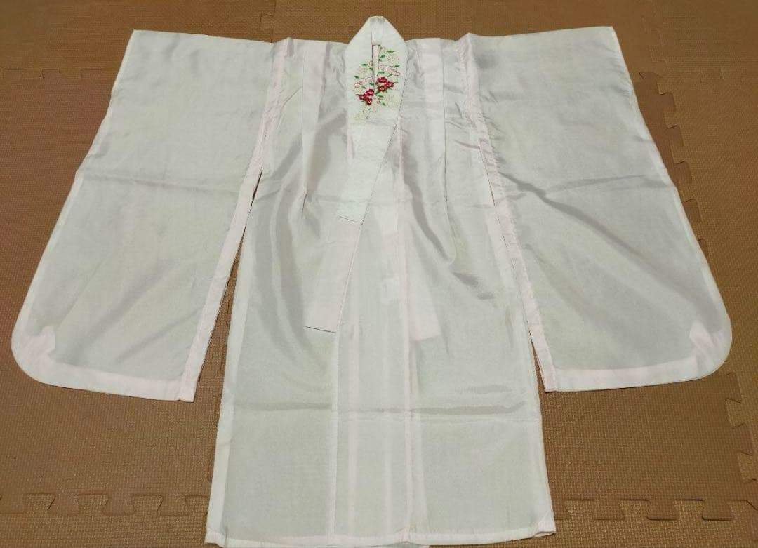 七五三　被布セット　着物　３歳　花ひめ　まり　赤