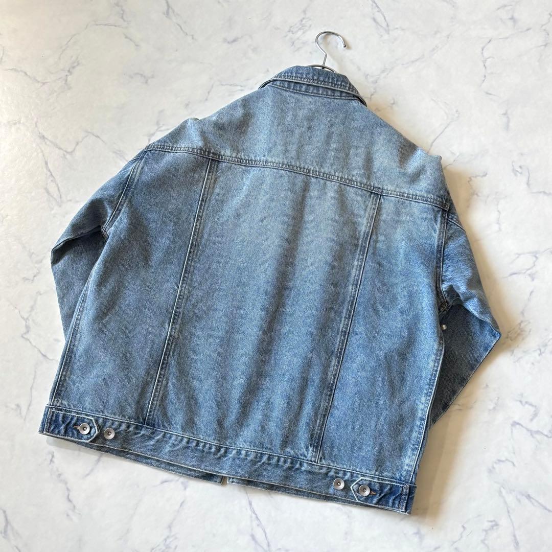 【美品】 Arpege story パール付きBIG Gジャン デニムジャケット