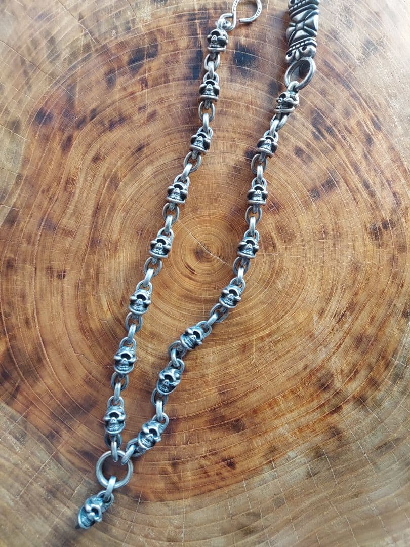 ストップライト stop light 17スカルウォレットチェーン