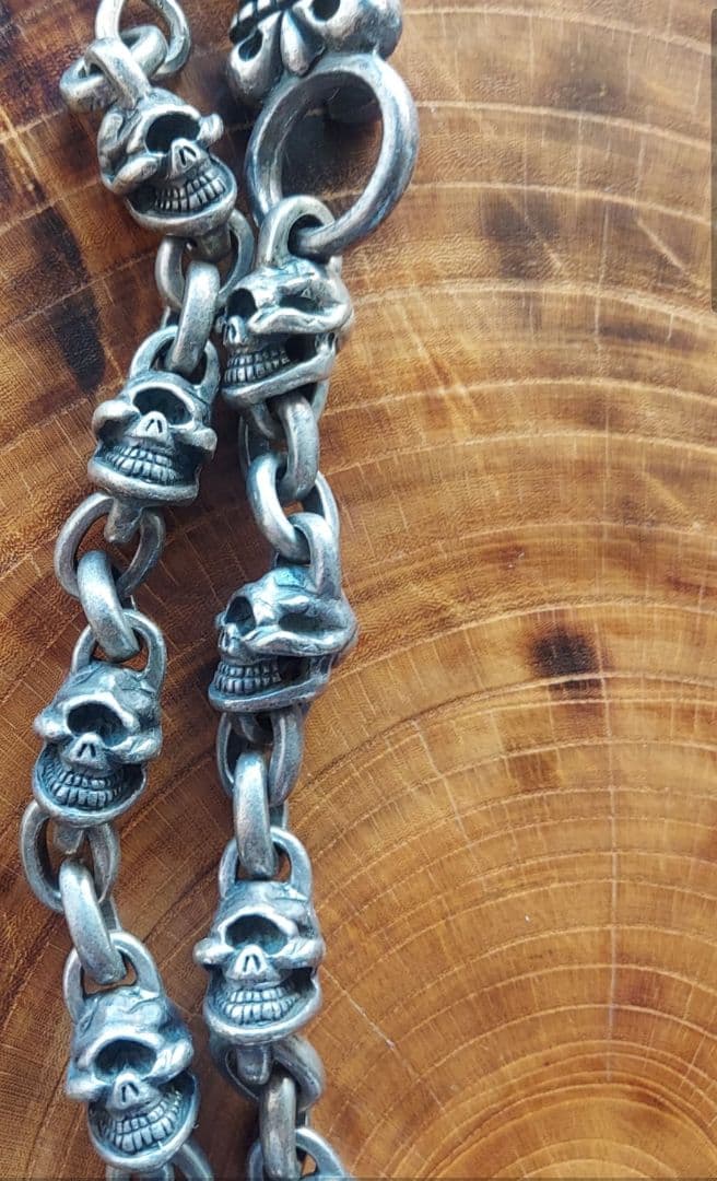 ストップライト stop light 17スカルウォレットチェーン