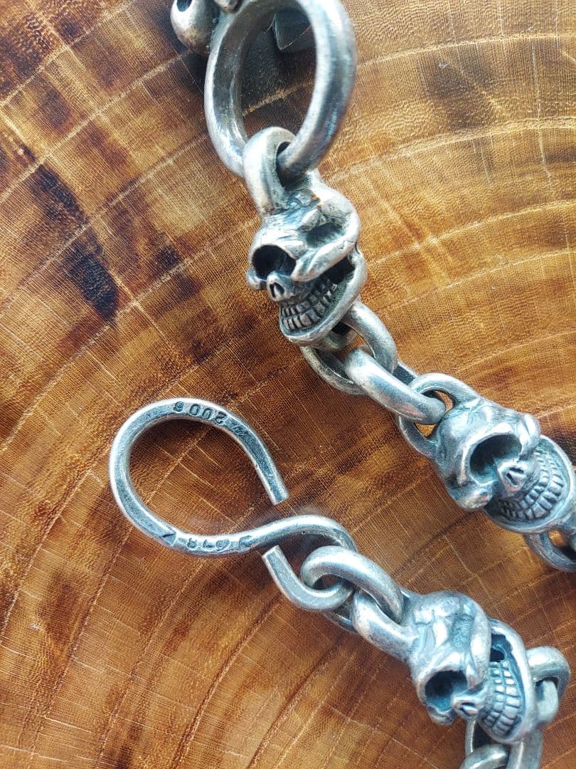 ストップライト stop light 17スカルウォレットチェーン