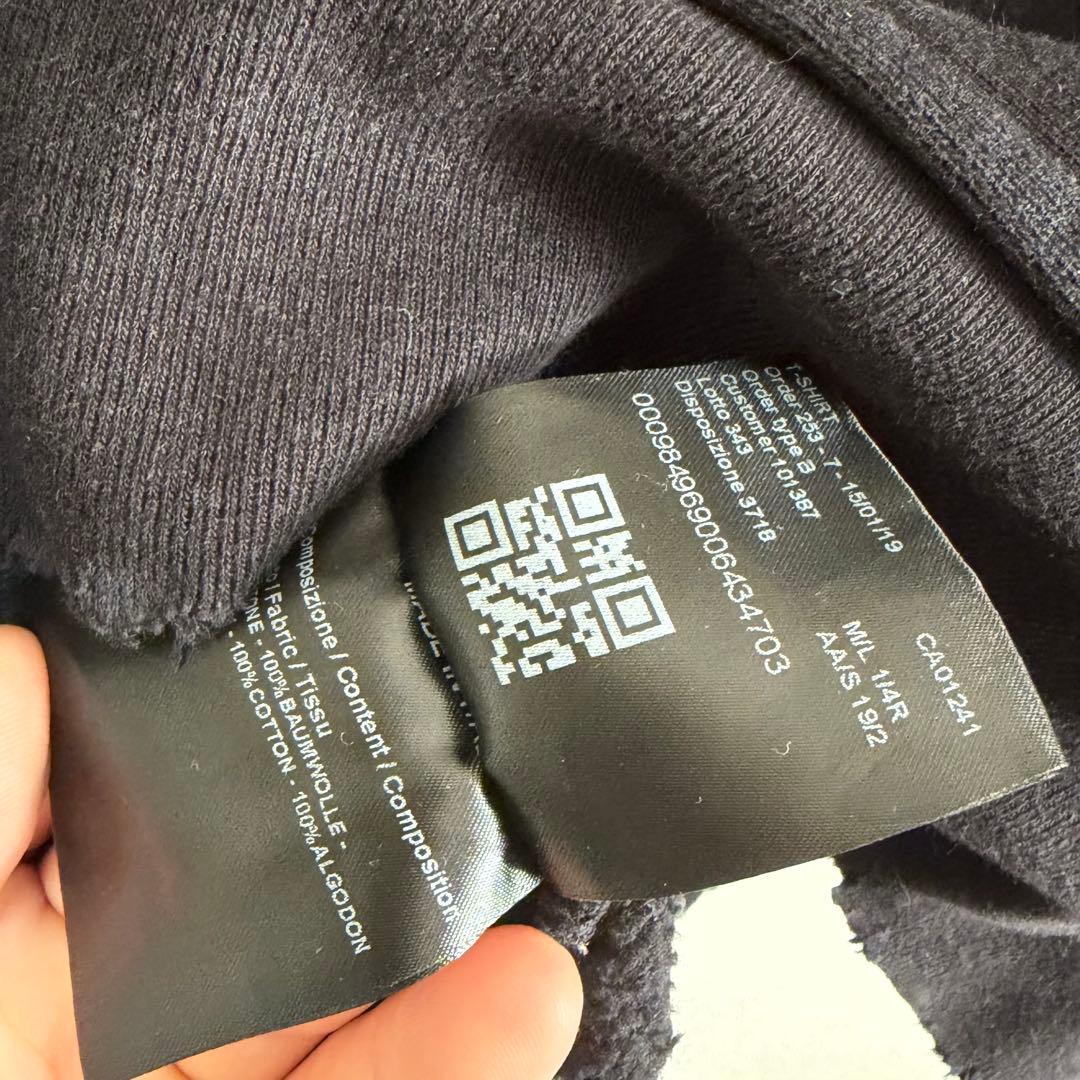 N-777   ラフシモンズ期　ダメージ加工スウェット