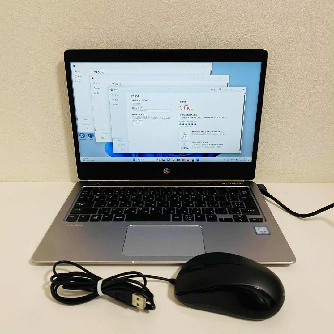 Y77 HPノートパソコンSSDメモリ8G高速コンパクト Windows11