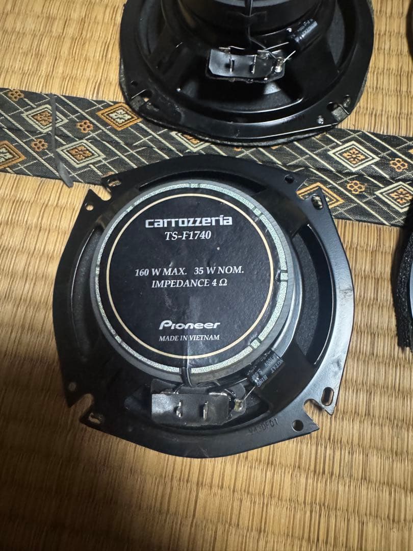 Pioneer TS-F1740 スピーカー 4個セット