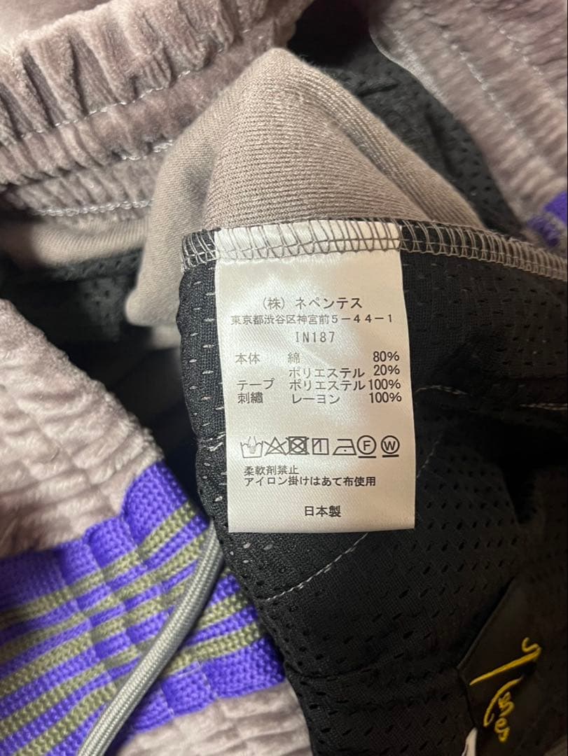 Needlesベロアセットアップ Sサイズ