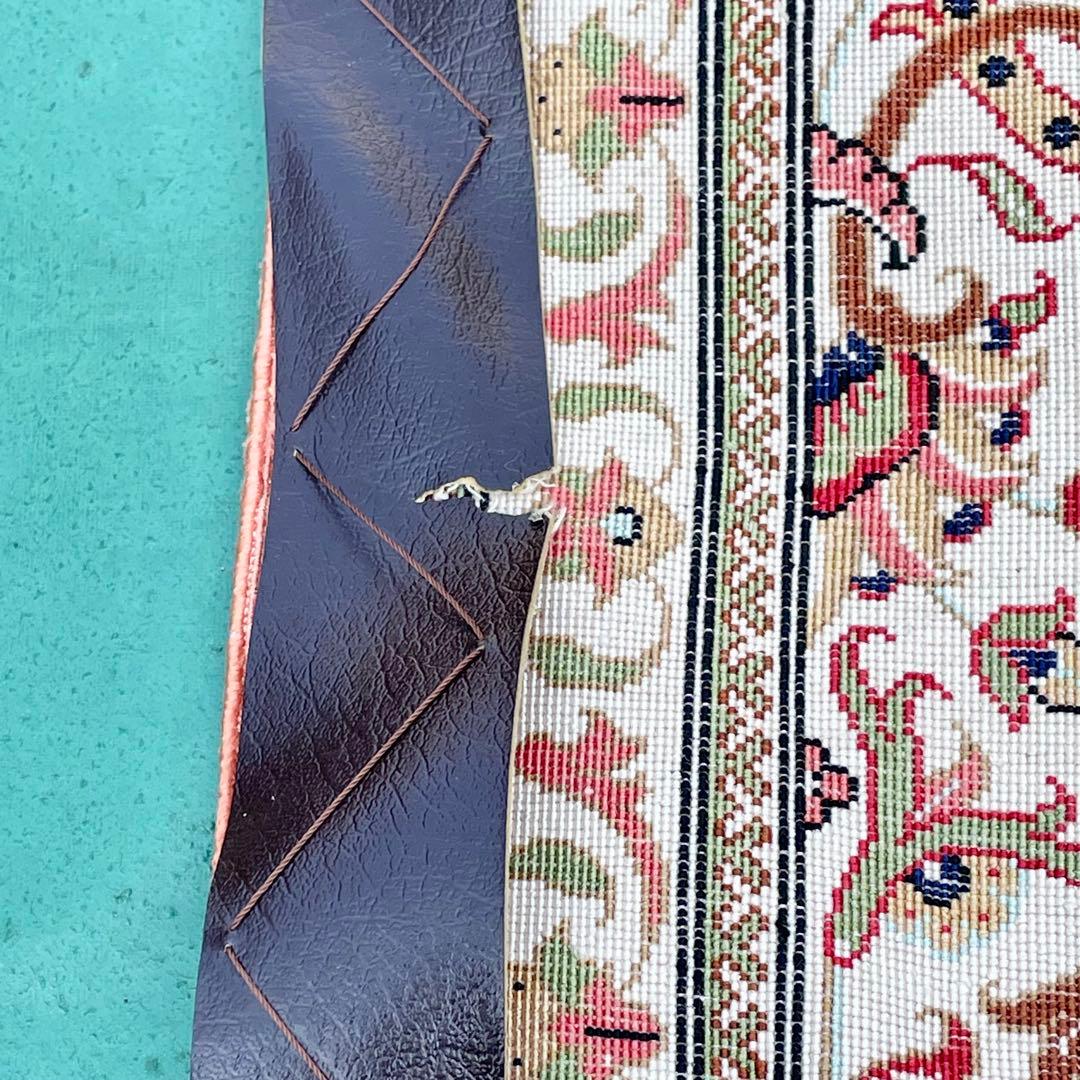 ペルシャ絨毯 クム産 イラン カーペット ラグ 131cm×201cm