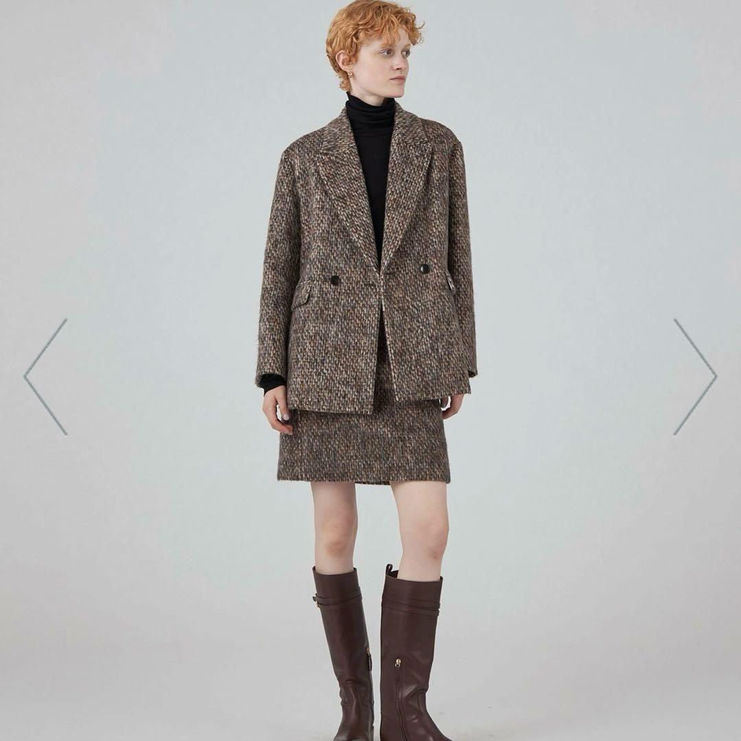 【TOMORROWLAND】MACPHEE美品 モヘヤミックスシャギージャケット