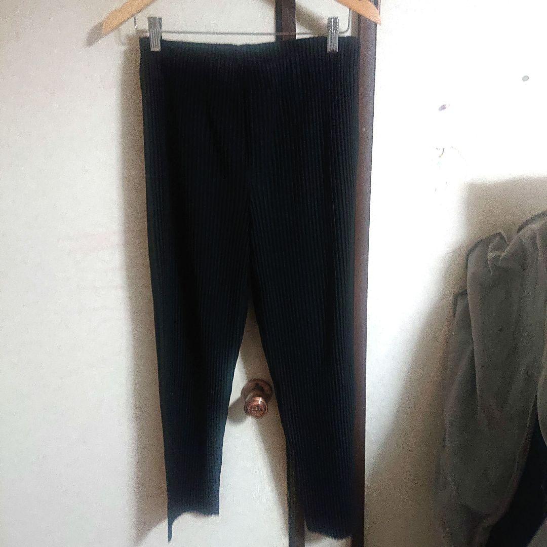 オムプリッセ イッセイミヤケ 黒 プリーツパンツ サイズ1 BASICS