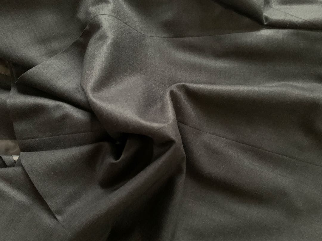 美品　NEWYORKER メンズ　スーツ　ダークグレー　AB7 パンツ2本