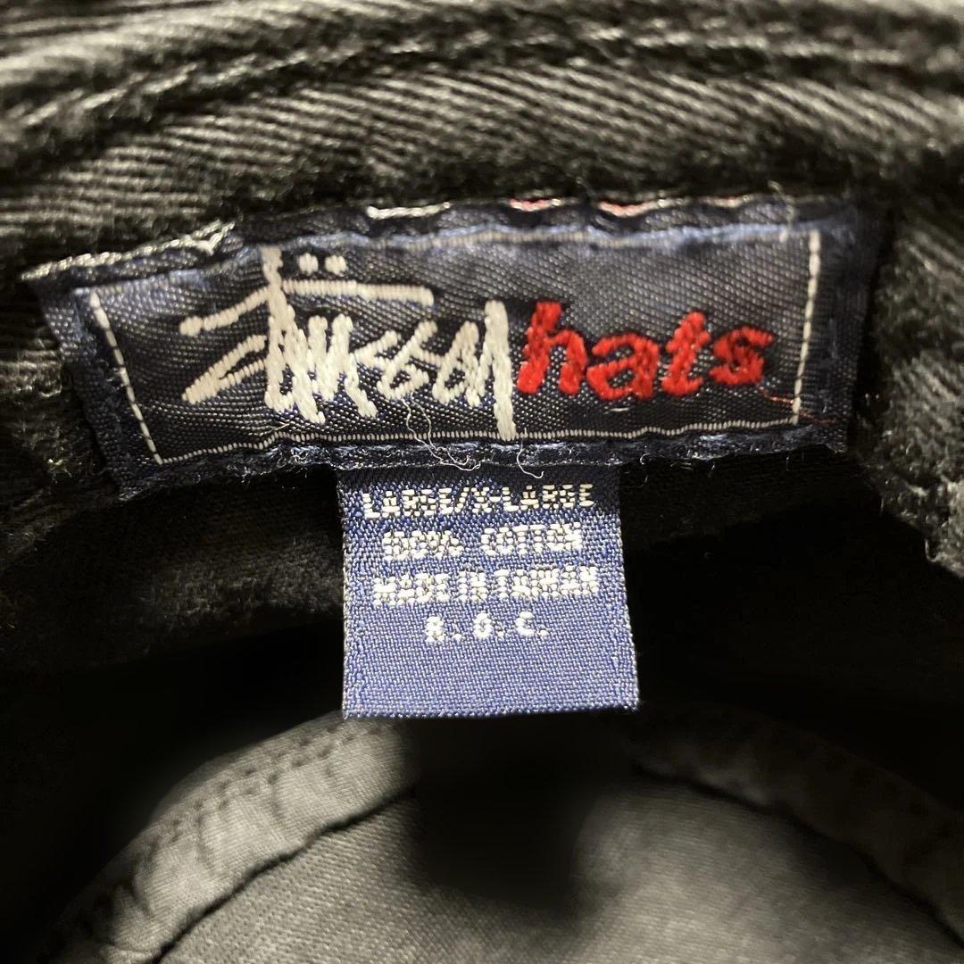 90s old Stussy オールドステューシー　キャップ　バケットハット