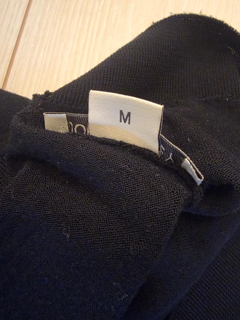 JOHN SMEDLEY ブラック タートルネック セーター M