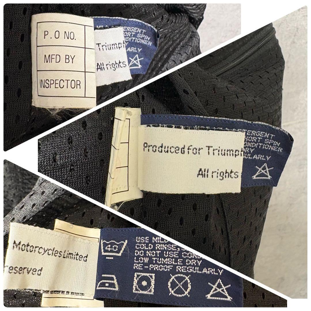 Triumph トライアンフ メッシュジャケット XL相当 軽量 街乗り