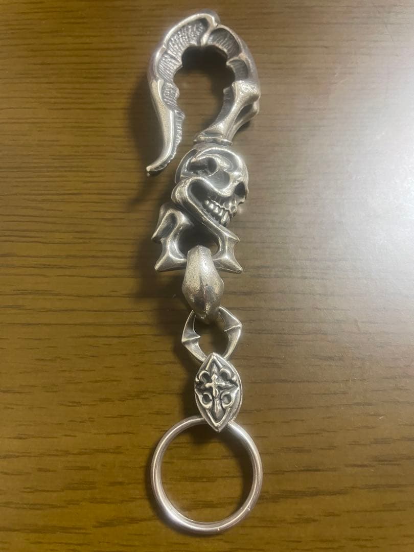 お値下‼️F.A.Lスカルデザイン フック型キーホルダー