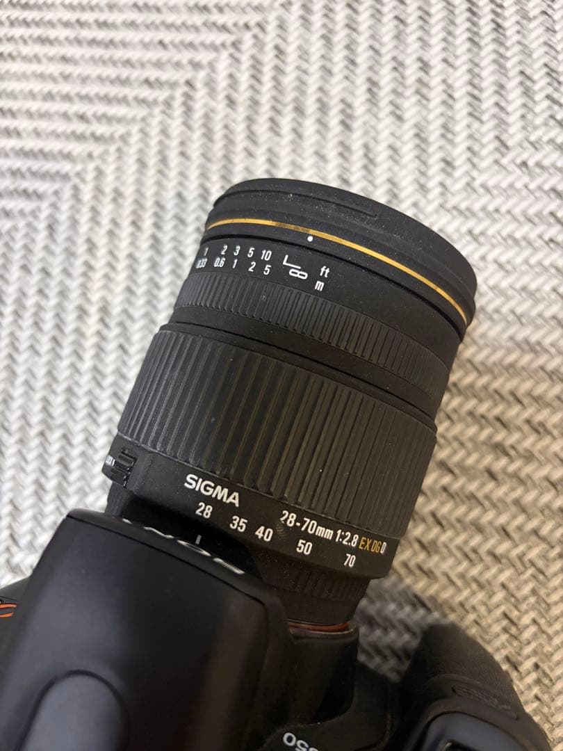 SONY DSLR-A350 SIGMAレンズ バッテリー 三脚 カメラバッグ付