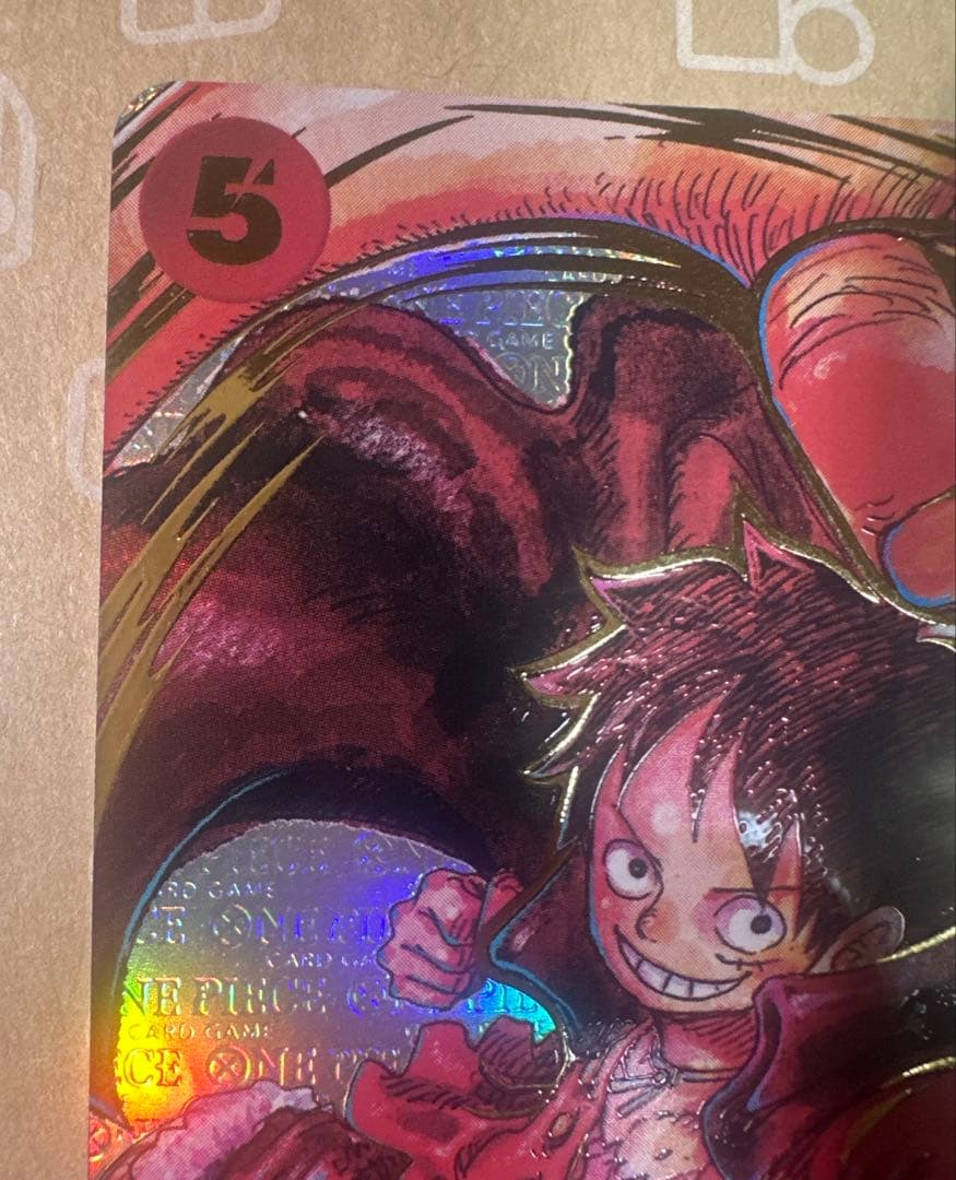 サインルフィ　新時代の主役　ワンピースカード　尾田栄一郎　描き下ろし　ルフィ