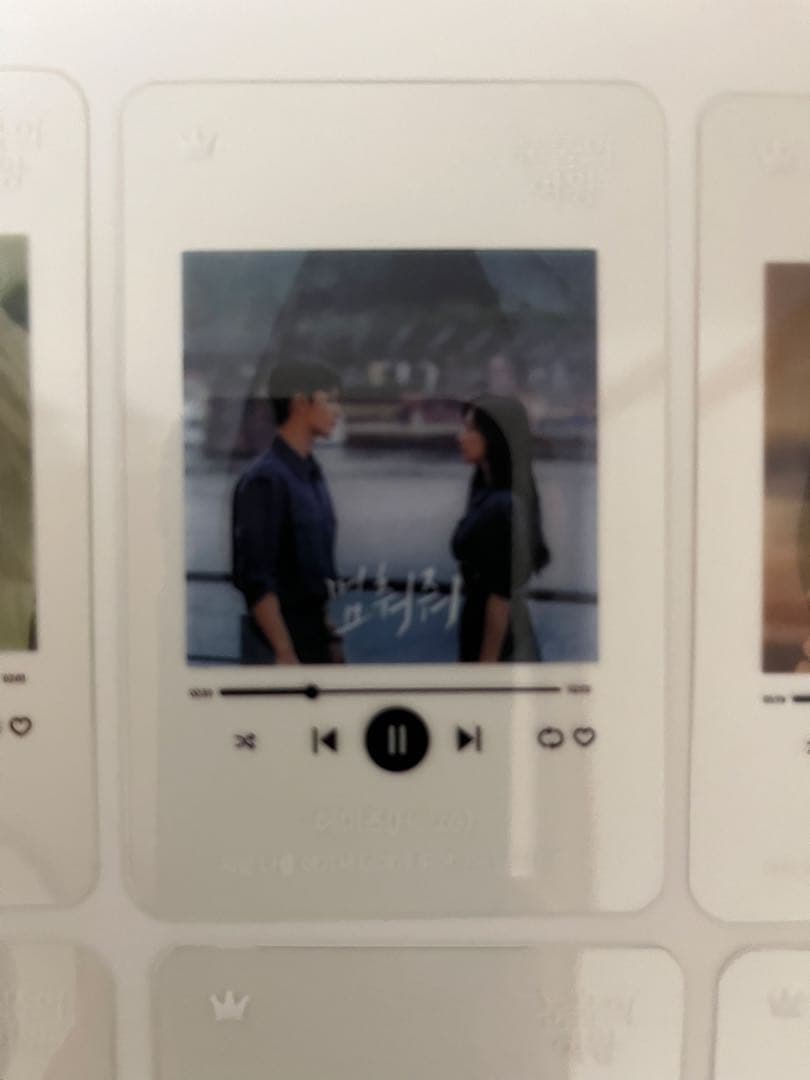 涙の女王 韓国盤正規品 ost付属 プレイリストカード 12種　コンプリート！