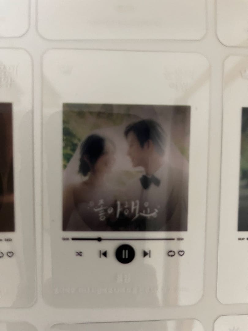 涙の女王 韓国盤正規品 ost付属 プレイリストカード 12種　コンプリート！