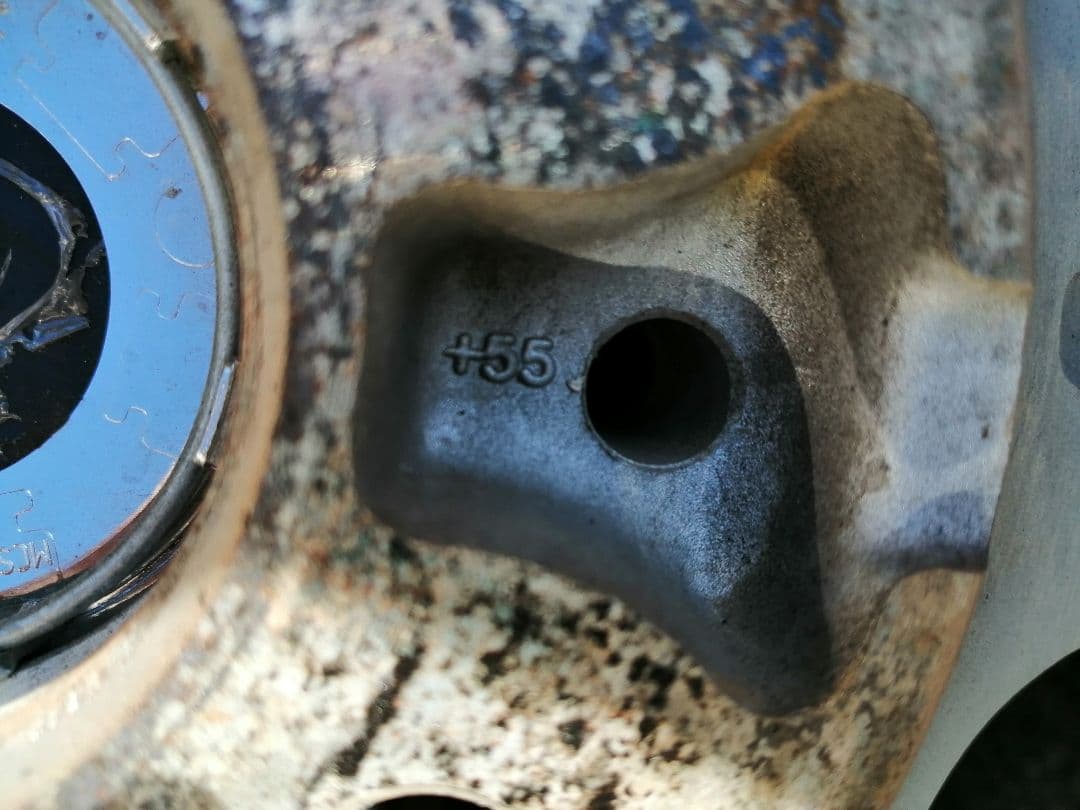 秋田発スバル純正OPSAA17インチ215/45R17夏タイヤ4本セットBBS風