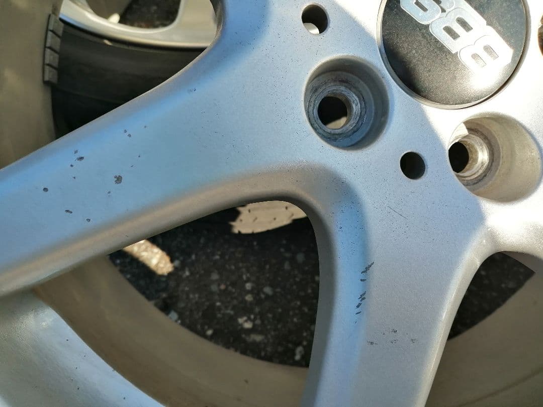 秋田発スバル純正OPSAA17インチ215/45R17夏タイヤ4本セットBBS風