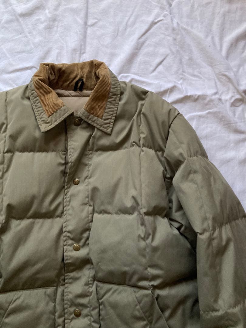 【希少】80s USA製エディバウアー ダウンジャケット XL 黒タグ アメリカ