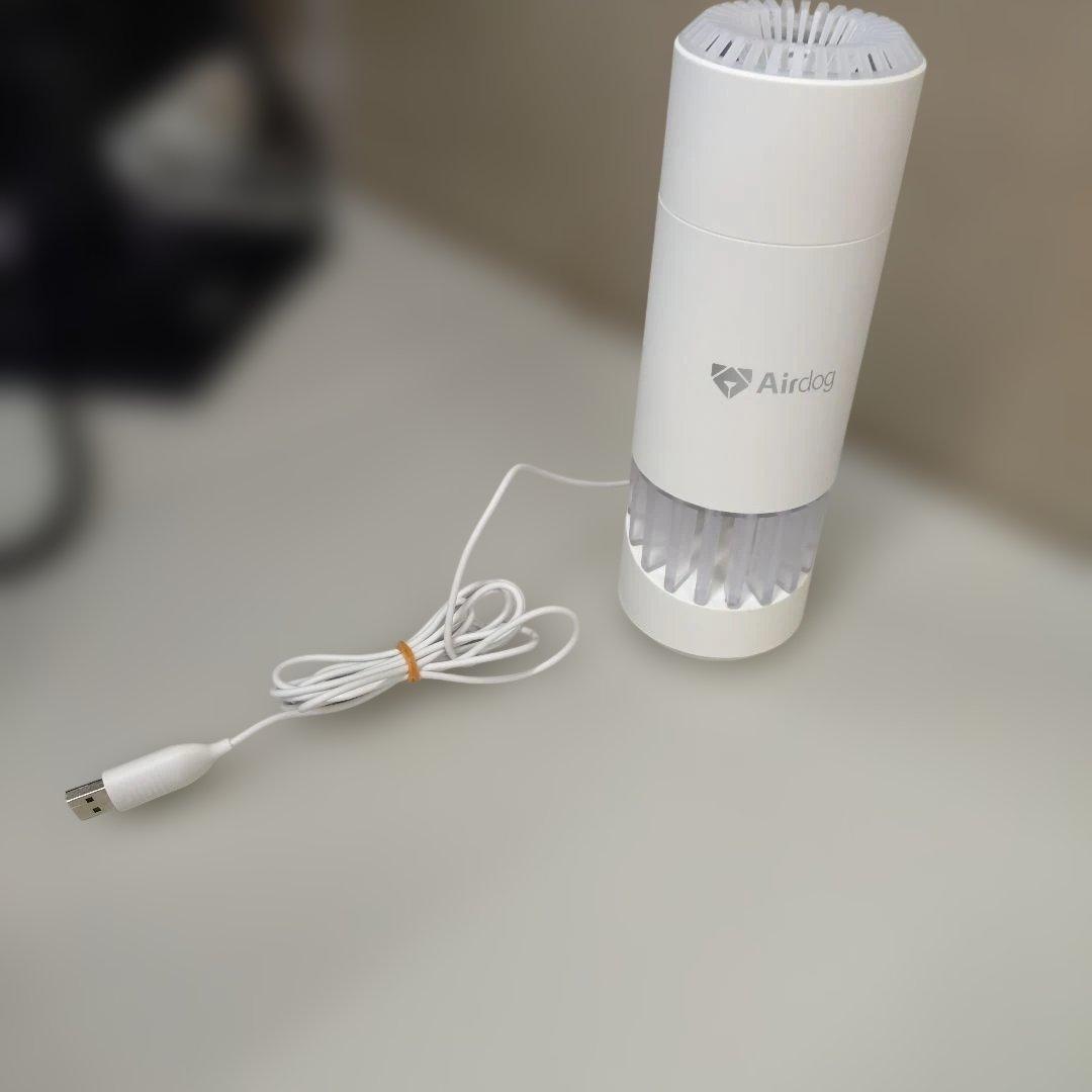 Airdog mini 空気清浄機 格安 の為 箱に直接伝票を貼る。