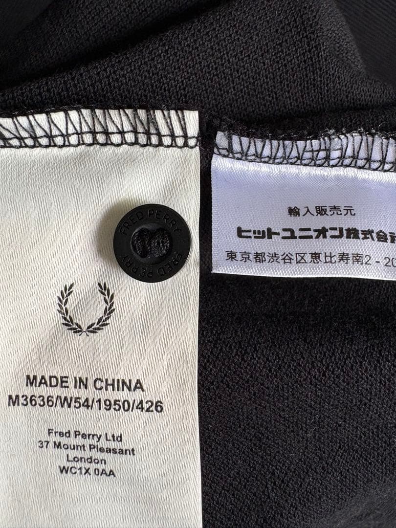 FRED PERRYフレッドペリー ツインティップラインロングスリーブポロシャツ