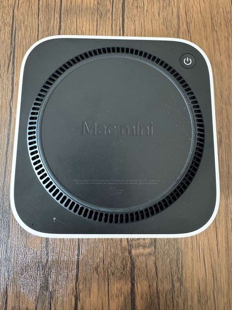 Apple Mac mini M4 メモリ16GB 256GB
