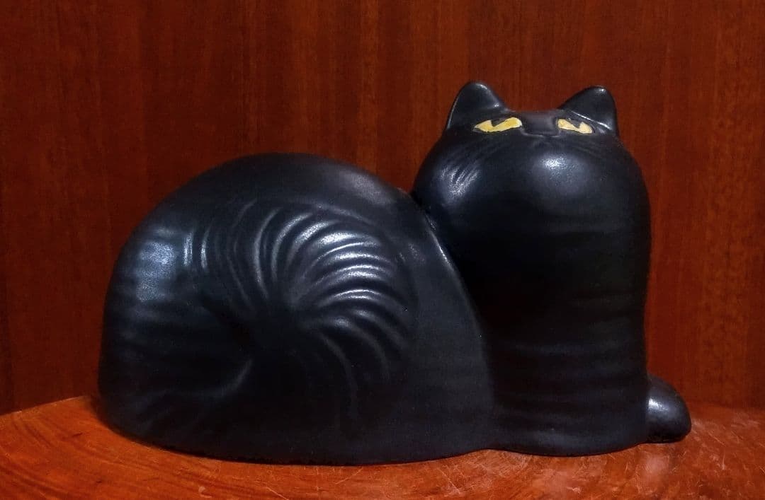 リサラーソン マイ オールブラック 北欧 美品