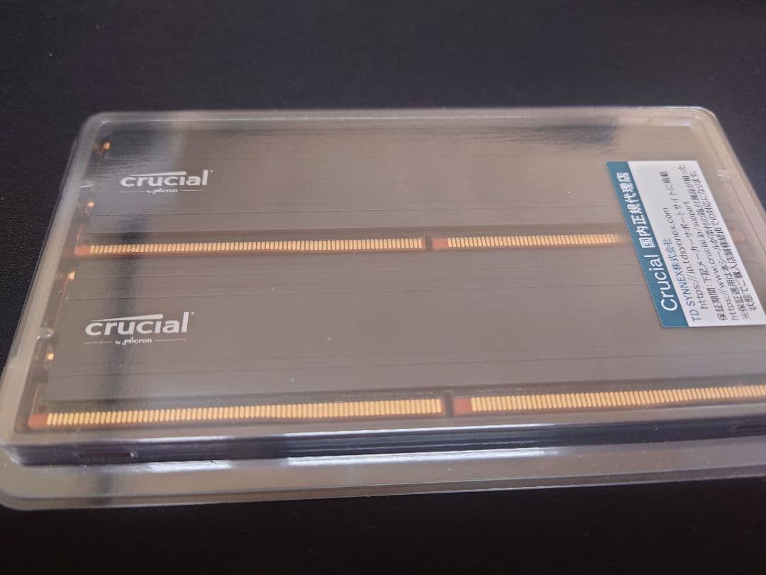 Crucialデスクトップ用メモリ 32GBX2枚 DDR5-5600