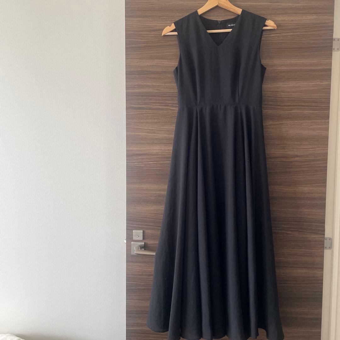BLENHEIM ブレンヘイム ブラック ノースリーブ ロングワンピース