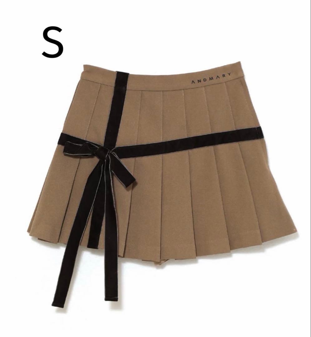 スカート S ANDMARY VALENTINE RIBBON MINI SKIRT