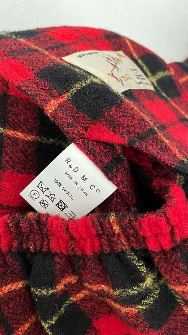 タータンチェック　サルエル