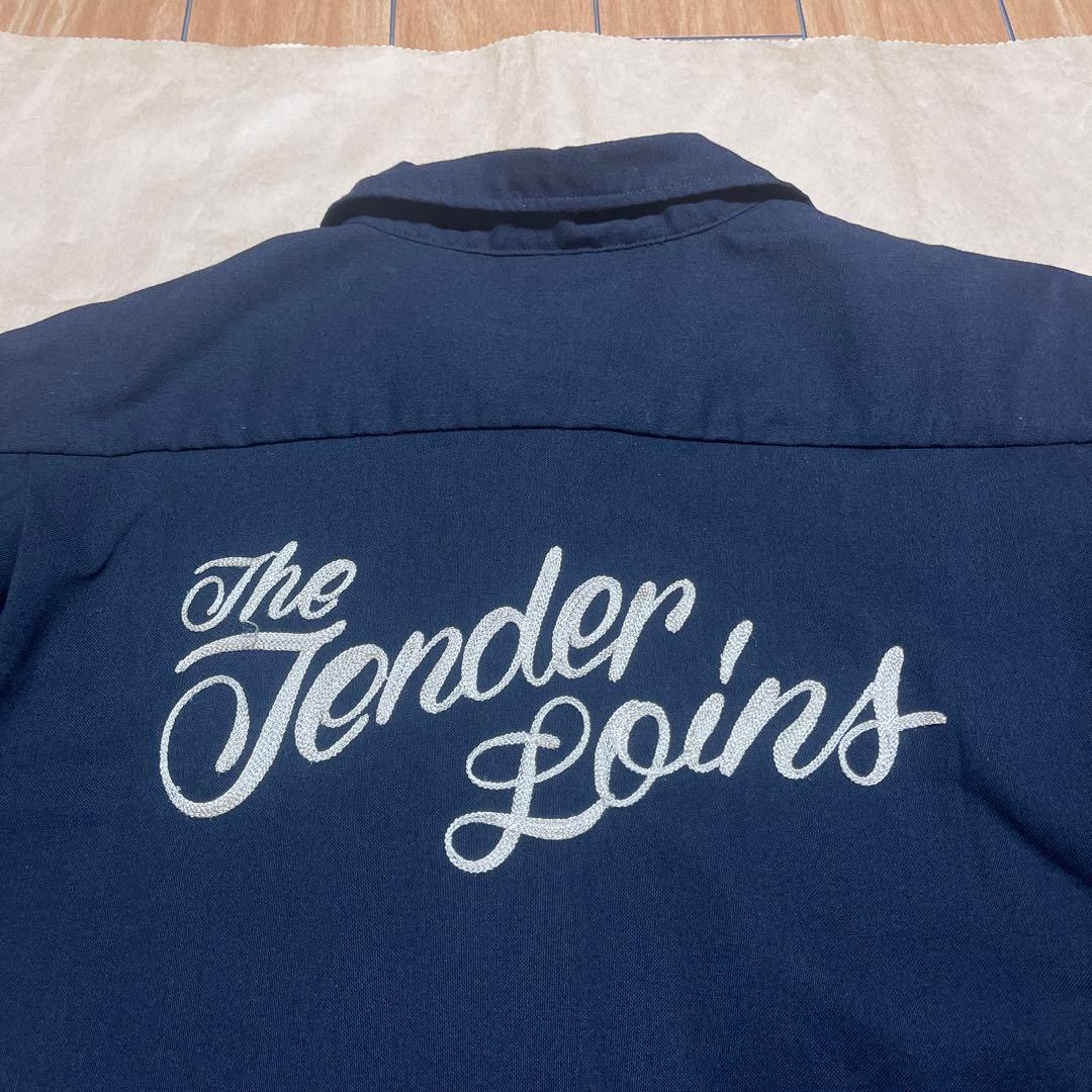 テンダーロイン　ボーリングシャツ　刺繍ロゴ　半袖シャツ