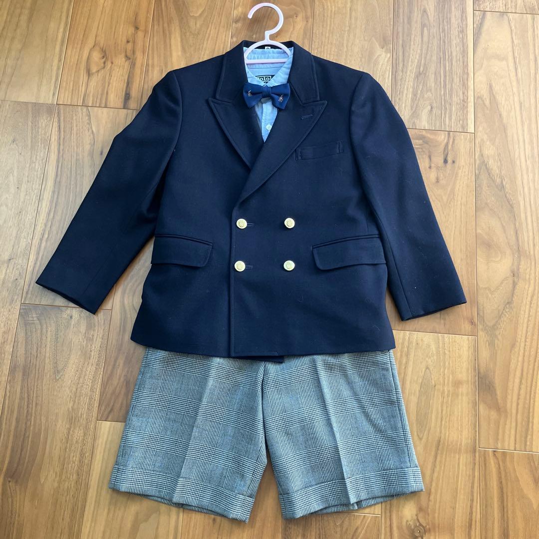 ＪPRESSジャケット&ラルフローレンパンツ　セットアップ　130✳︎入学式