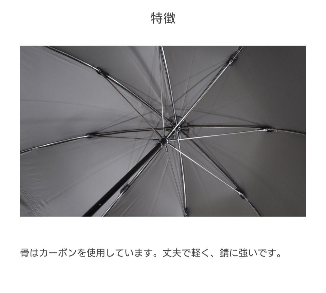 サンバリア100 日傘　長傘　Mサイズ ストライプ　グレー