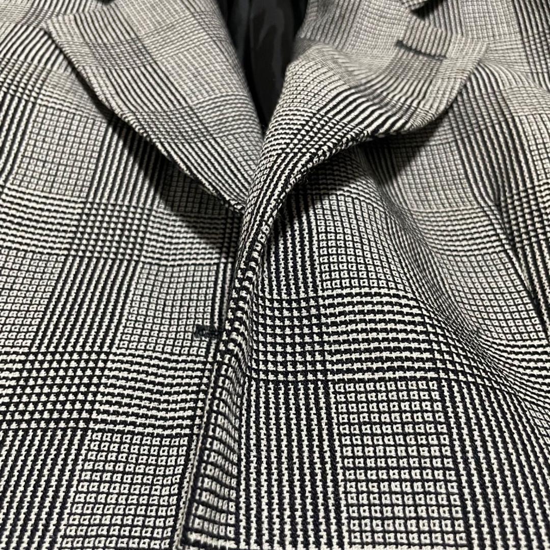 14376✨CELINE セリーヌ グレンチェック テーラードジャケット L