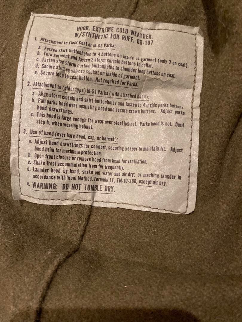 極美品　M65 フィッシュテールパーカー XL モッズコート 米軍実物 古着