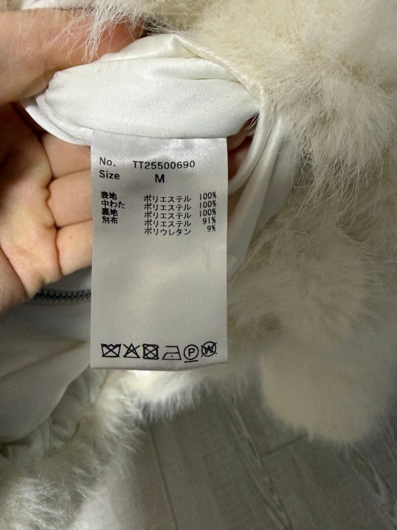 THE TOE SOMERSET FUR COAT ホワイト　Ｍ