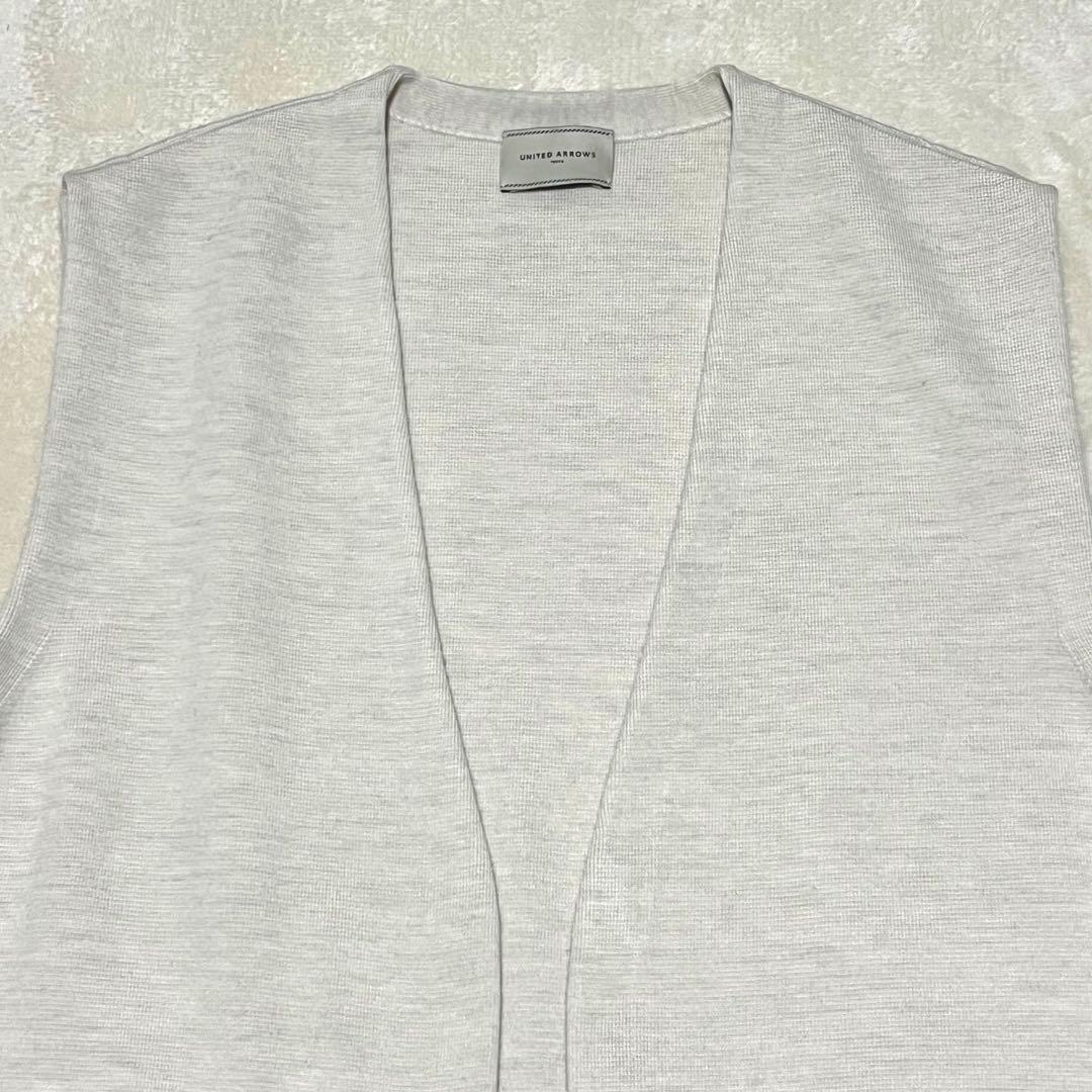【未使用級】UNITED ARROWS ポケットファー　ジレ