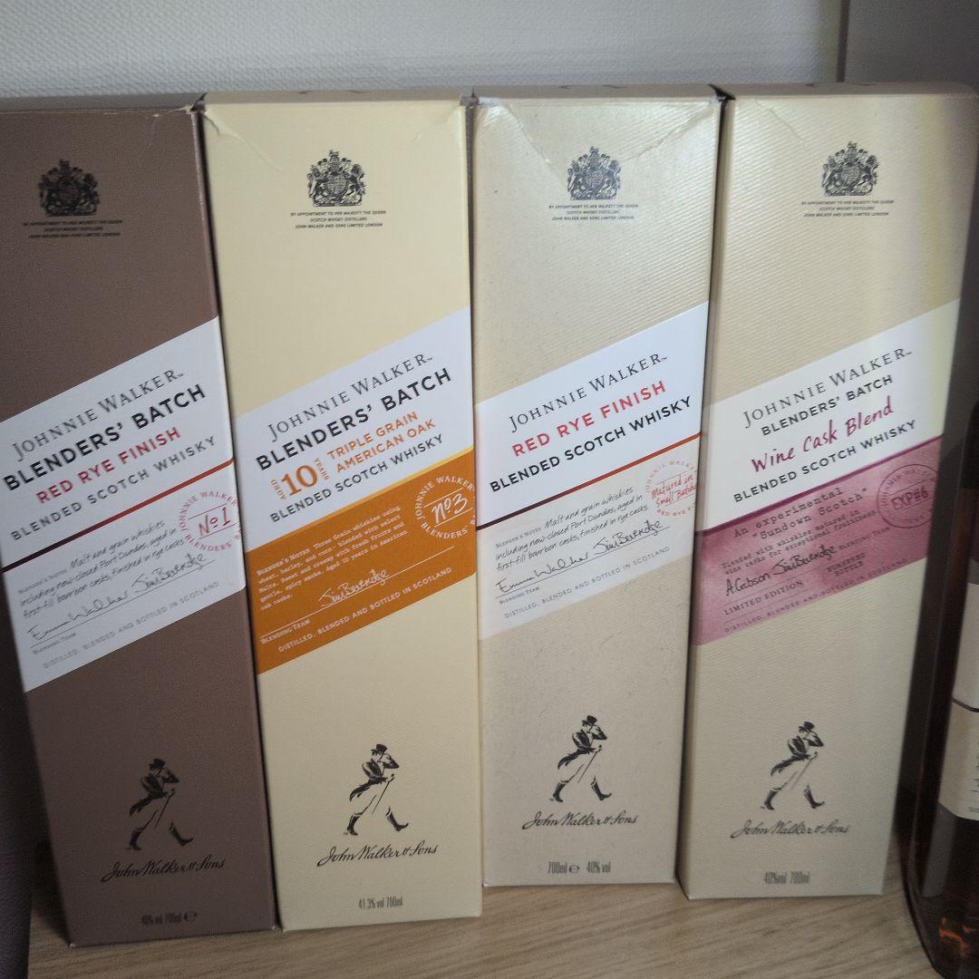 Johnnie Walker Blenders' Batch 4本セット
