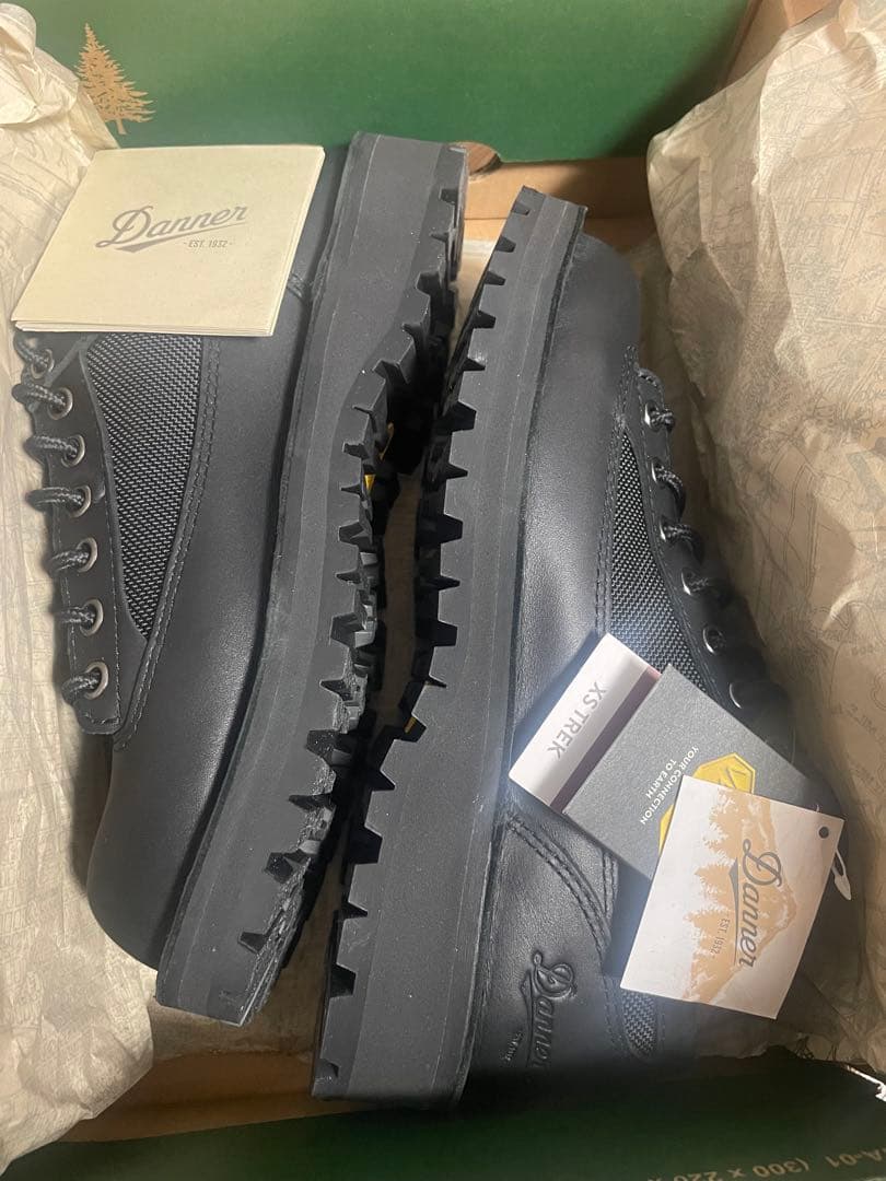 新品 ダナーフィールドロー DANNER FIELD LOW BLACK 黒