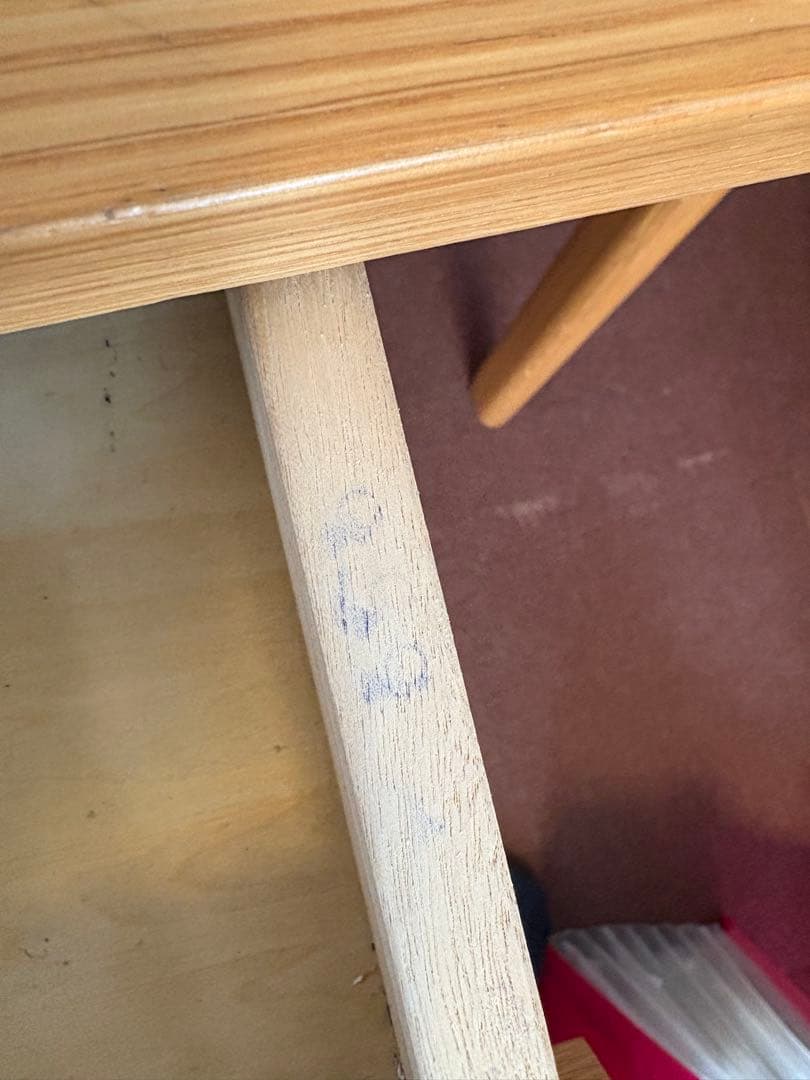 【価格更新】アクタス　サークルデスクオーク（チェストは別出品）